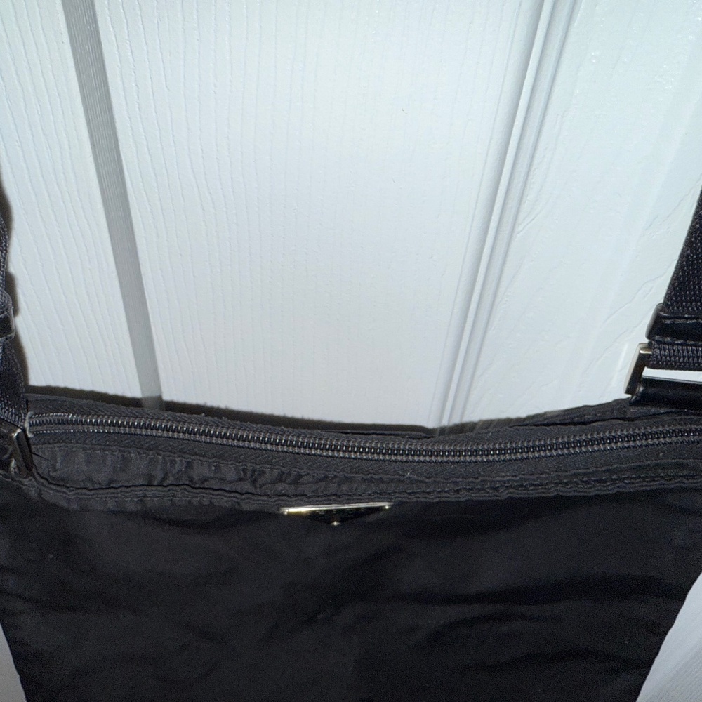 Authentic Prada Nylon Crossbody bag, Black with adjustable shoulder strap - Picture 9 of 14
